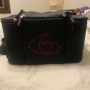 Gently used 6 pack bag with one stain in the middle